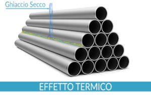 Pulizia ghiaccio secco: il primo crea l'effetto termico